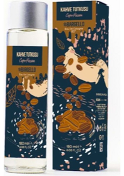 180 Ml 80° Kahve Tutkusu Cam Dökme Kapak Kolonya Edc X2 (iki adet)