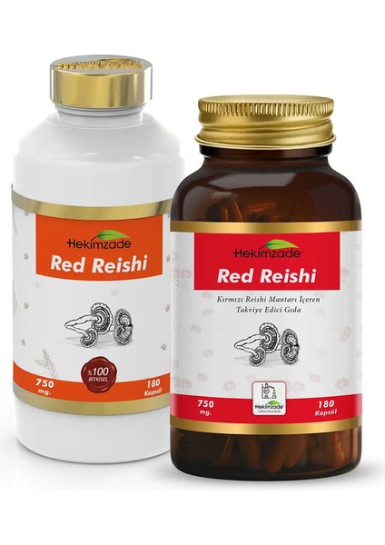 Red Reishi 180 Kapsül 750 mg