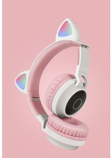 Women's Cat Ear Bluetooth Wireless Kulaklık (Yurt Dışından) modelleri