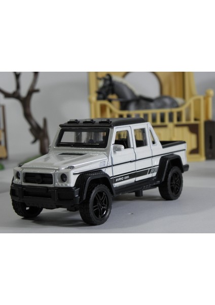 Mercedes G 63 Pick-Up Metal Çek Bırak Diecast Oyuncak Araba