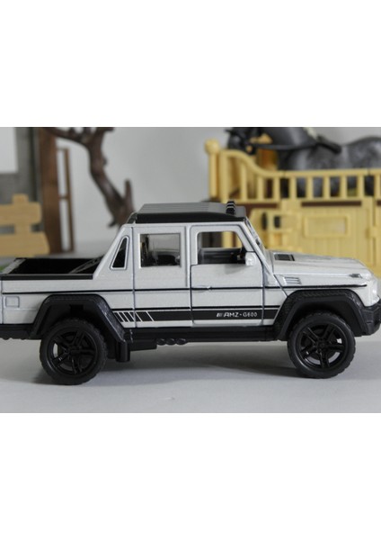 Mercedes G 63 Pick-Up Metal Çek Bırak Diecast Oyuncak Araba