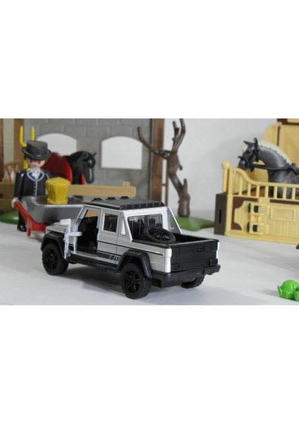 Mercedes G 63 Pick-Up Metal Çek Bırak Diecast Oyuncak Araba