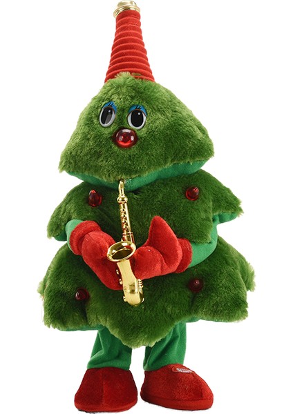 Peluş Elektrikli Oyuncaklar Noel Ağacı Şarkı ve Dans Edecek Süsler (Yurt Dışından)