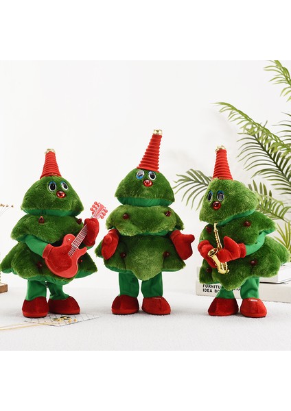 Peluş Elektrikli Oyuncaklar Noel Ağacı Şarkı ve Dans Edecek Süsler (Yurt Dışından)