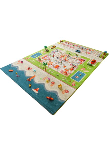 Ikiz Evler 3D Çocuk Halısı modelleri