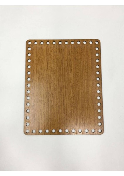 Ahşap Çanta Tabanı Dikdörtgen 25*20 cm