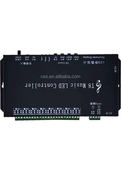 Ses ve Müzik Duyarlı Pixel LED Kontrol Cihazı T-8000AC fiyatları
