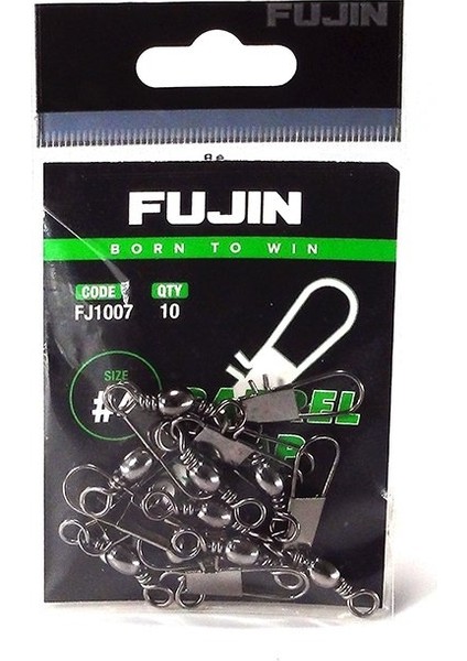 Barrel Snap Black Nickel Klipsli Fırdöndü