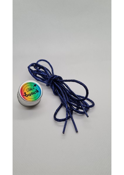 Simli Saks Mavi Ayakkabı Bağcığı 110 cm fiyatları