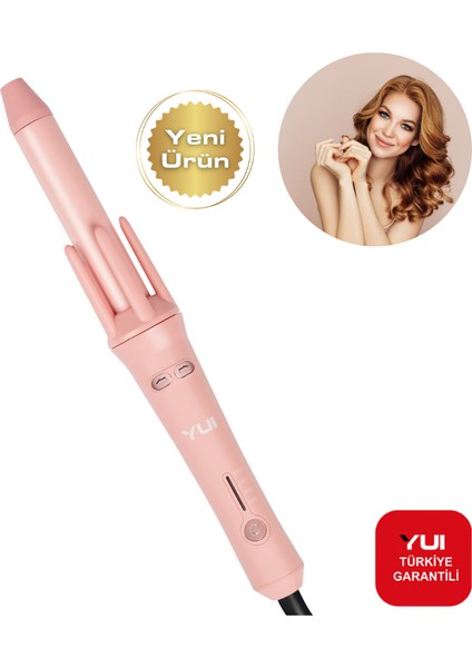 KB302 Otomatik Saç Şekillendirici Maşa Pembe(Yui Türkiye Garantili)