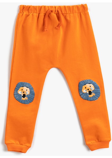 Aslan Baskı Detaylı Jogger Eşofman Altı