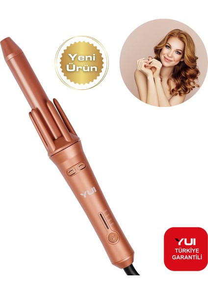 KB302 Otomatik Saç Şekillendirici Maşa Gold(Yui Türkiye Garantili)