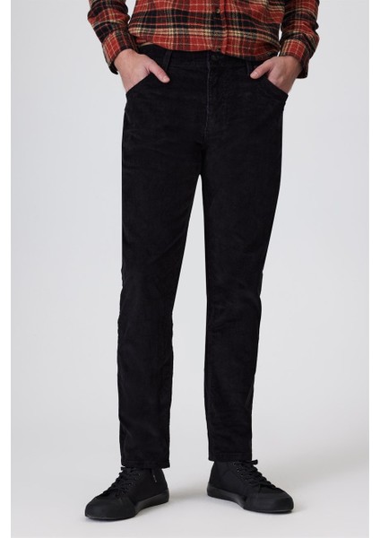 Ricky Erkek Dokuma Pantolon Siyah modelleri