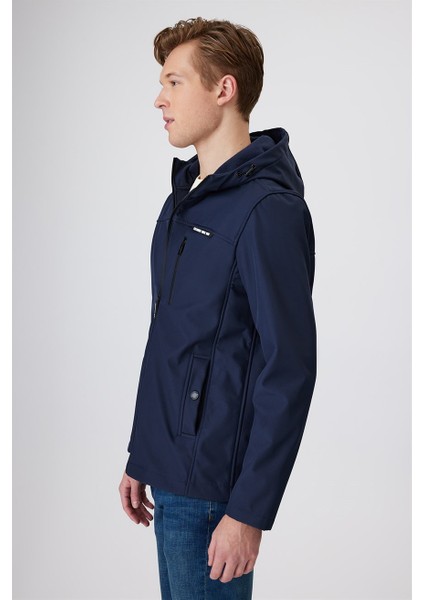 New Neron Erkek Mont Lacivert modelleri