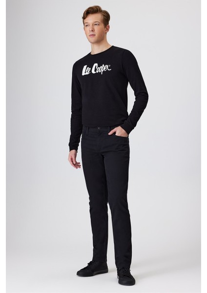 Jagger Porter Erkek Dokuma Pantolon Siyah