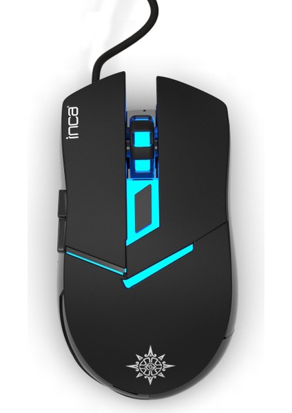 IKG-448 Rainbow Efect Mekanik Hisli Gamer Klavye Mouse Set