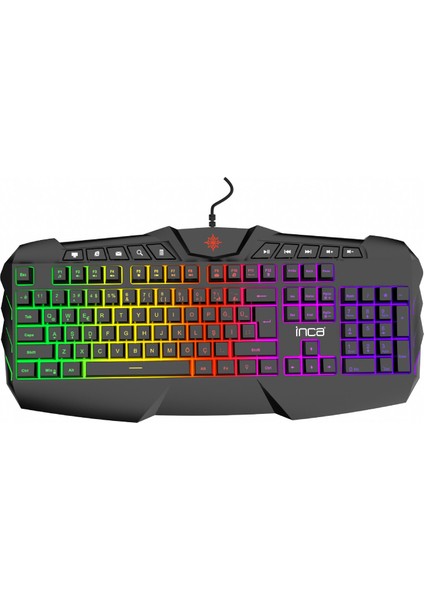 Ruthless IKG-310 Rainbow Effect Oyuncu Gaming Klavye + Mouse Seti