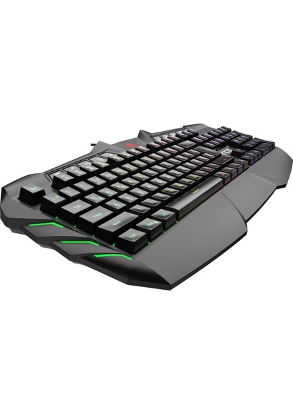 Ruthless IKG-310 Rainbow Effect Oyuncu Gaming Klavye + Mouse Seti