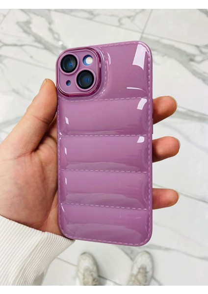iPhone 14 Puffer Hologram Kılıf Parlak Kılıf Yastık Kılıf Kamera Korumalı Kılıf Yumuşak Kılıf fiyatları