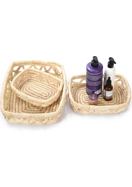 Alnus Hasır Tepsi Seti modelleri