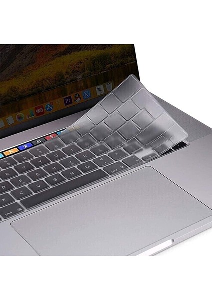 Macbook Air 13 Inç M1 Çip A2337 Tam Uyumlu Alt Üst Kılıf + Klavye Kılıfı + Ekran Koruyucu Film