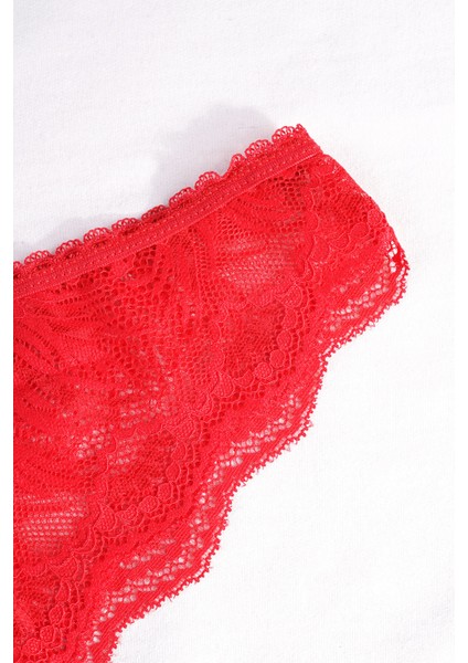 Kadın Dolgusuz Dantelli Ipli Sütyen Külot Takımı modelleri