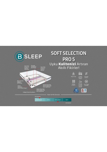 Soft Selection Pro-5 Yatak 120X200 fiyatları