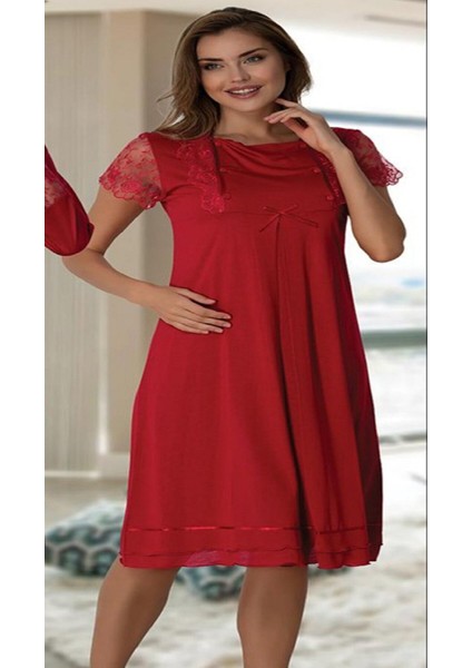 Model Vişne Lohusa Gecelik 2052