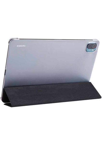 Xiaomi Mi Pad 5 Smart Cover Katlanabilir Standlı Tablet Akıllı Kapak Mor