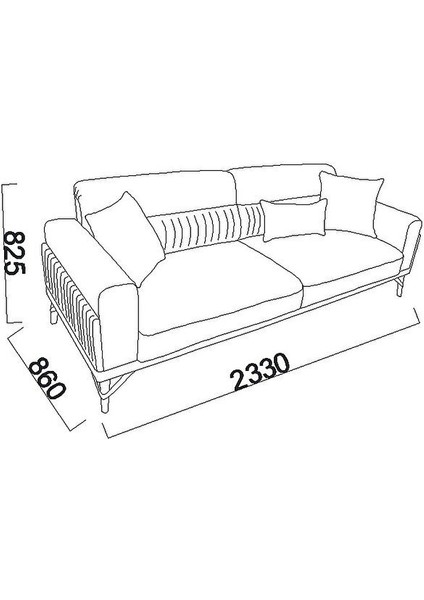 Valencia Üçlü Koltuk Yeşil modelleri