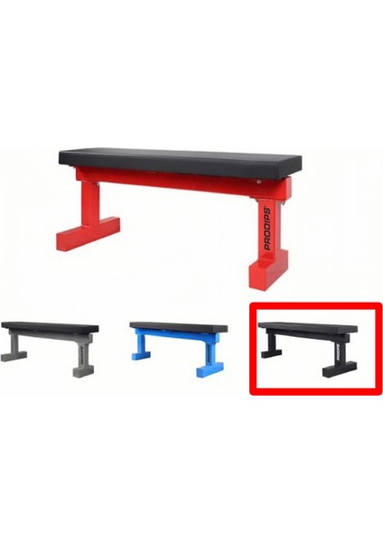 Flat Bench Profesyonel Düz Bench Sehpası Siyah Model
