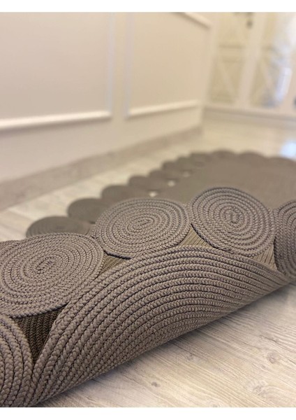 Evvemall Jüt Hasır Yıkanabilir Salon Mutfak Balkon ve Bahçe Royal Serisi Jüt Kilim Jüt Halı 18 fiyatları