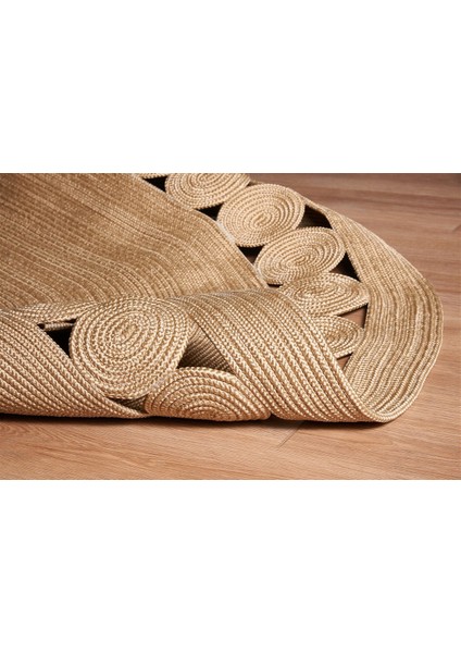 Evvemall Jüt Hasır Yıkanabilir Salon Mutfak Balkon ve Bahçe Royal Serisi Jüt Kilim Jüt Halı 19 fiyatları