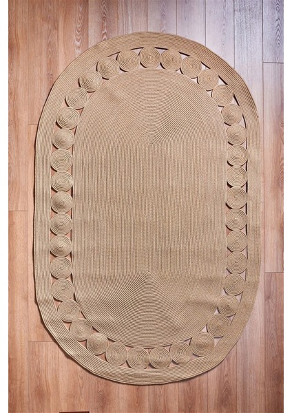 Evvemall Jüt Hasır Yıkanabilir Salon Mutfak Balkon ve Bahçe Royal Serisi Jüt Kilim Jüt Halı 19 modelleri