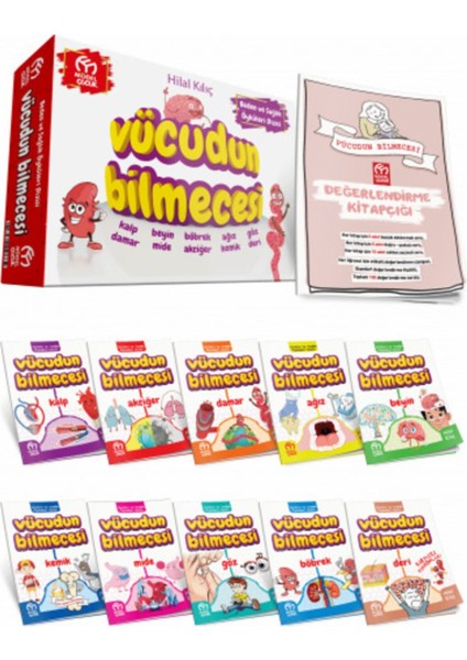 Vücudun Bilmecesi 10 Kitap Hikaye Seti