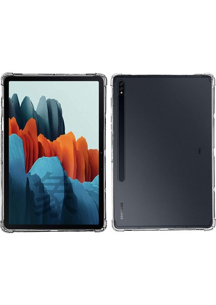 Samsung Galaxy Tab S7 T870 Uyumlu Kılıf Darbe Emici Nitro Anti Shock Silikon Kapak Şeffaf fırsatları