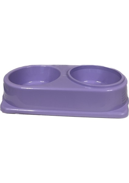 Kedi Köpek Mama ve Su Kabı. Iki Bölmeli ( 2x 250 ml )