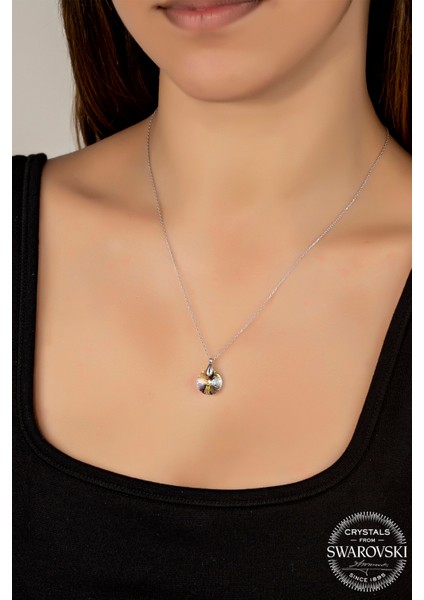 Crystal Kadın Yuvarlak Gümüş Kolye fiyatları