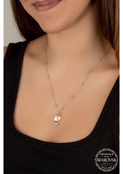 Crystal Kadın Golden Shadow Gümüş Kolye fiyatları