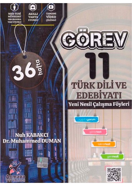 Armada Yayınları Görev 11. Sınıf Türk Dili ve Edebiyatı Yeni Nesil Çalışma Föyleri