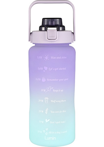 Lumin Water Bottle 2 Litre Su Matarası Bpa Free Su Şişesi Suluk