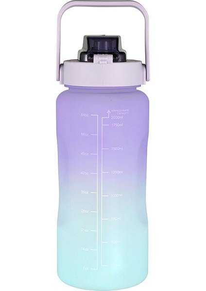 Lumin Water Bottle 2 Litre Su Matarası Bpa Free Su Şişesi Suluk