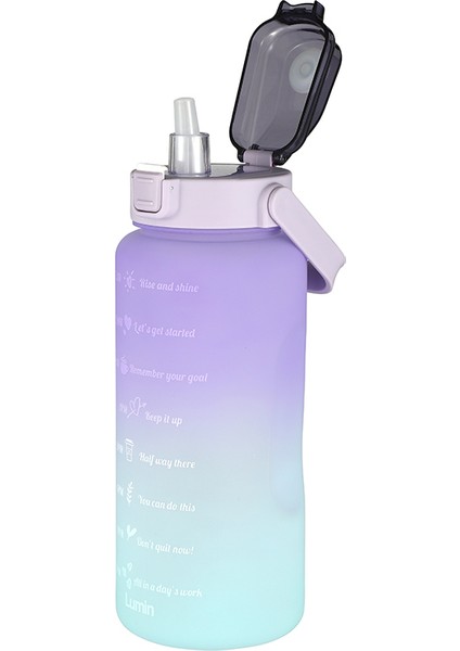 Lumin Water Bottle 2 Litre Su Matarası Bpa Free Su Şişesi Suluk