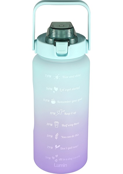 Lumin Water Bottle 2 Litre Su Matarası Bpa Free Su Şişesi Suluk