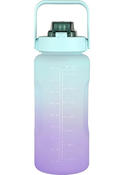 Lumin Water Bottle 2 Litre Su Matarası Bpa Free Su Şişesi Suluk