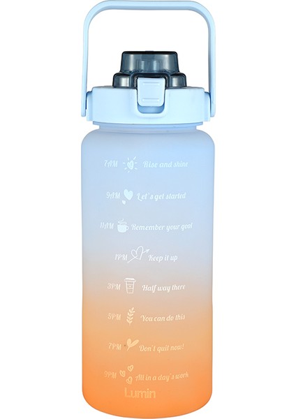 Lumin Water Bottle 2 Litre Su Matarası Bpa Free Su Şişesi Suluk