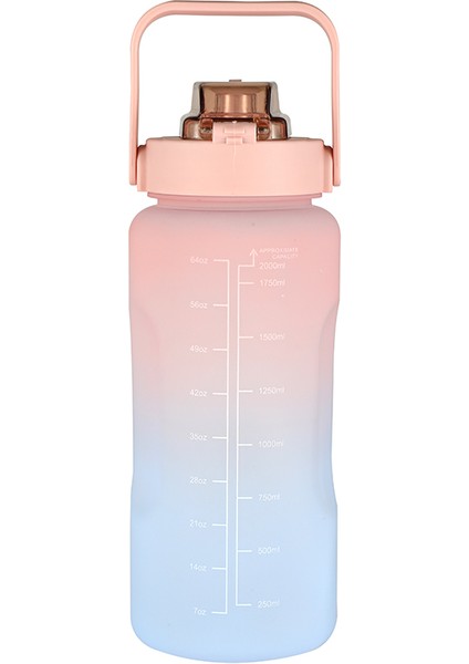 Lumin Water Bottle 2 Litre Su Matarası Bpa Free Su Şişesi Suluk