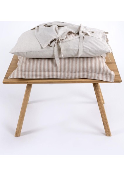 Ala Battal Boy Nevresim Takımı %100 Organik Pamuk Keten Terra 240X220 cm