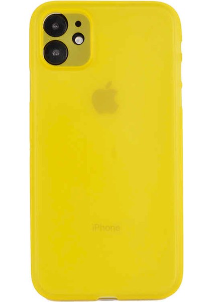 Apple iPhone 11 Mat Ultra Ince Renkli Kılıf Eko Pp Kapak