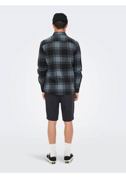 Erkek Gömlek Mavi 22022446 Onssoll Ls Check fiyatları